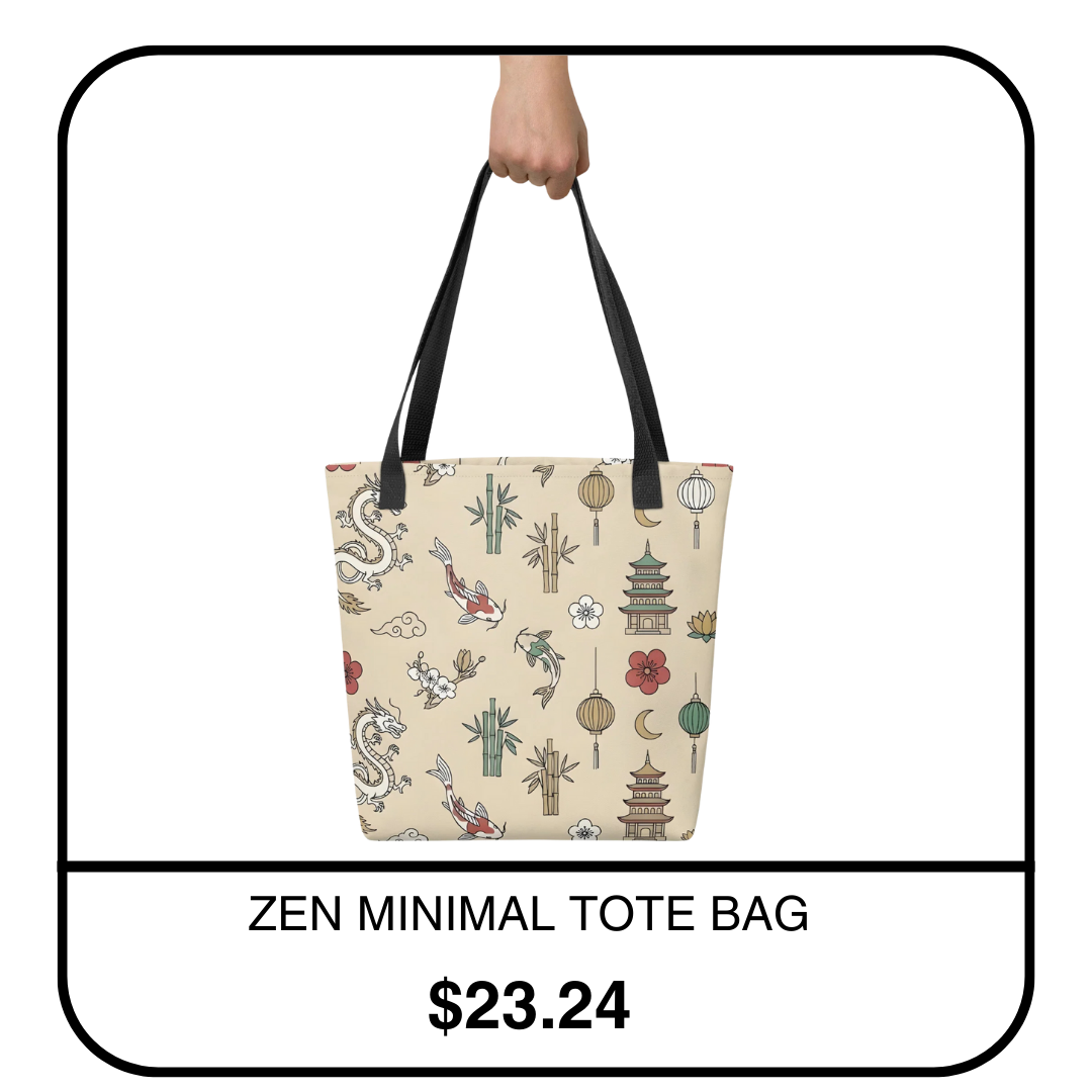 Zen Minimal Tote bag